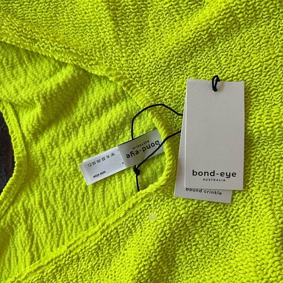 BOND-EYE THE MAXAM ONE-PIECE SWIMSUIT SUNNY LIME WOMEN'S ONE SIZE - Picture 3 of 3
